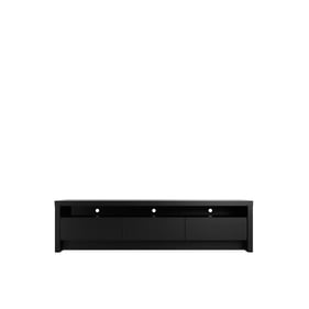 Manhattan Comfort Sylvan Black 70.86 Inch 3 Drawers TV Stand