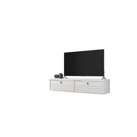 Manhattan Comfort Liberty White MDF 42.28 Inch TV Stand