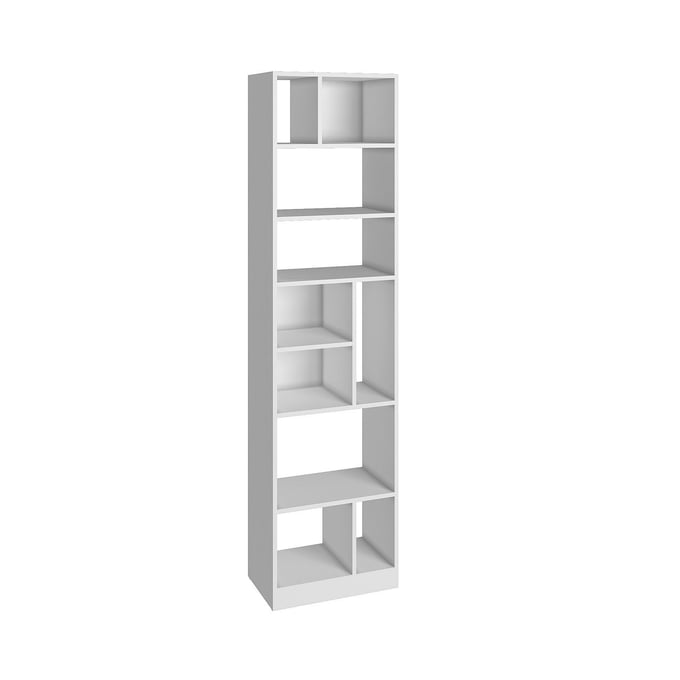 Manhattan Comfort Valenca White Bookcase 4.0 MHC-22AMC6