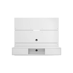 Manhattan Comfort Vernon White 62.99 Inch Floating Wall Entertainment Cente...