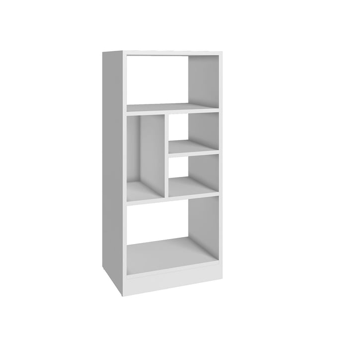 Manhattan Comfort Valenca White Bookcase 2.0 MHC-24AMC6