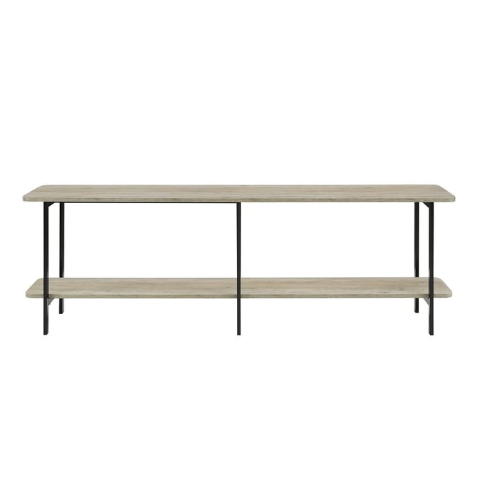 Manhattan Comfort Celine Rustic Grey Side Table Console MHC-25555-GY