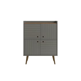 Manhattan Comfort Bogart Grey 45.5 Inch Accent Cabinet