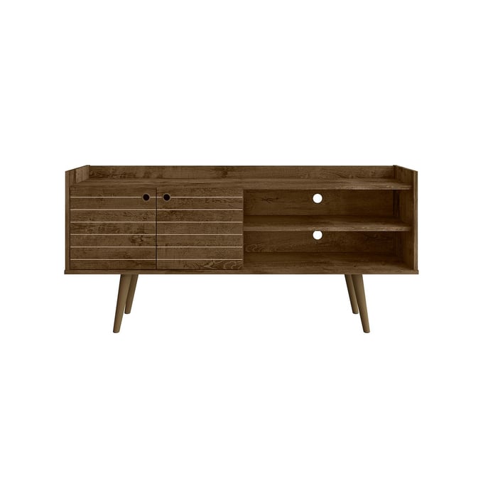 Manhattan Comfort Bogart Rustic Brown 53.54 Inch TV Stand MHC-257BMC9