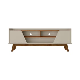 Manhattan Comfort Marcus Greige Nature 62.99 Inch TV Stand