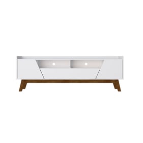 Manhattan Comfort Marcus White 70.86 Inch TV Stand