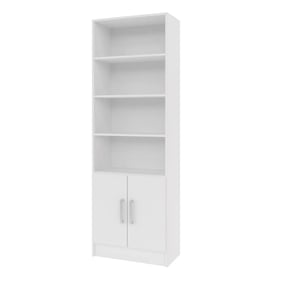 Manhattan Comfort Catarina White Shelves Cabinet