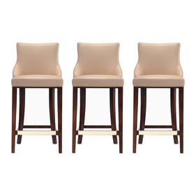 3 Manhattan Comfort Shubert Tan Barstools