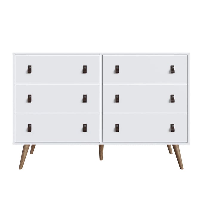 Manhattan Comfort Amber White Double Dresser MHC-306GFX1