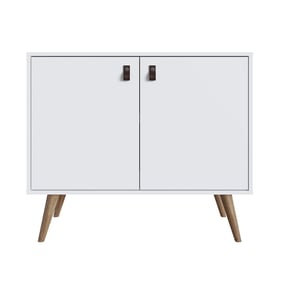 Manhattan Comfort Amber White Accent Cabinet