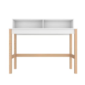 Manhattan Comfort Bowery White Oak Desk