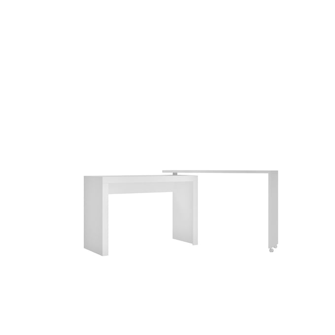 Manhattan Comfort Innovative Calabria White Nested Desk MHC-33AMC6