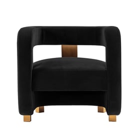 Manhattan Comfort Amirah Black Accent Chair