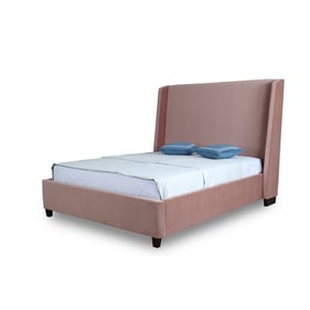 Manhattan Comfort Parlay Blush Queen Bed