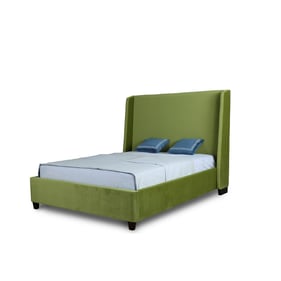 Manhattan Comfort Parlay Pine Green Queen Bed