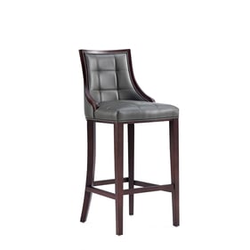 Manhattan Comfort Fifth Avenue Pebble Grey Barstool