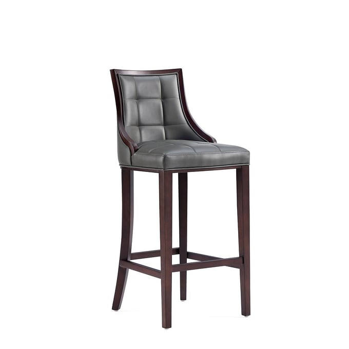 Manhattan Comfort Fifth Avenue Pebble Grey Barstool MHC-BS007-PE