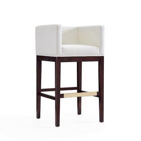 Manhattan Comfort Kingsley Ivory 38 Inch Bar Stool