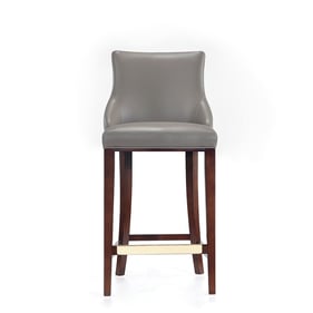 Manhattan Comfort Shubert Dark Taupe Barstool