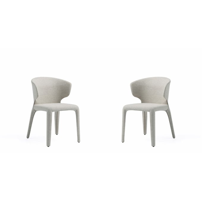 2 Manhattan Comfort Conrad Wheat Dining Chairs MHC-DC031-WWT