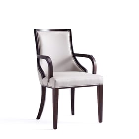 Manhattan Comfort Grand Light Grey Dining Armchair