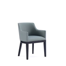 Manhattan Comfort Gansevoort Pewter Dining Armchair