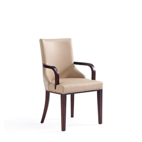 Manhattan Comfort Shubert Tan Dining Armchair