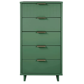 Manhattan Comfort Granville Sage Green 23.62 Inch Tall Dresser