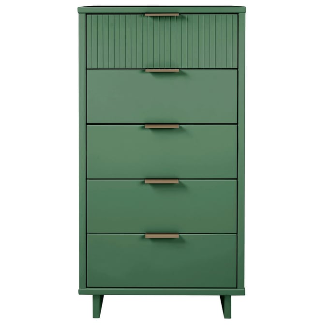 Manhattan Comfort Granville Sage Green 23.62 Inch Tall Dresser MHC-DR-5003