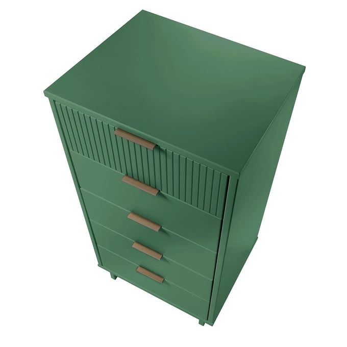 Manhattan Comfort Granville Sage Green 23.62 Inch Tall Dresser