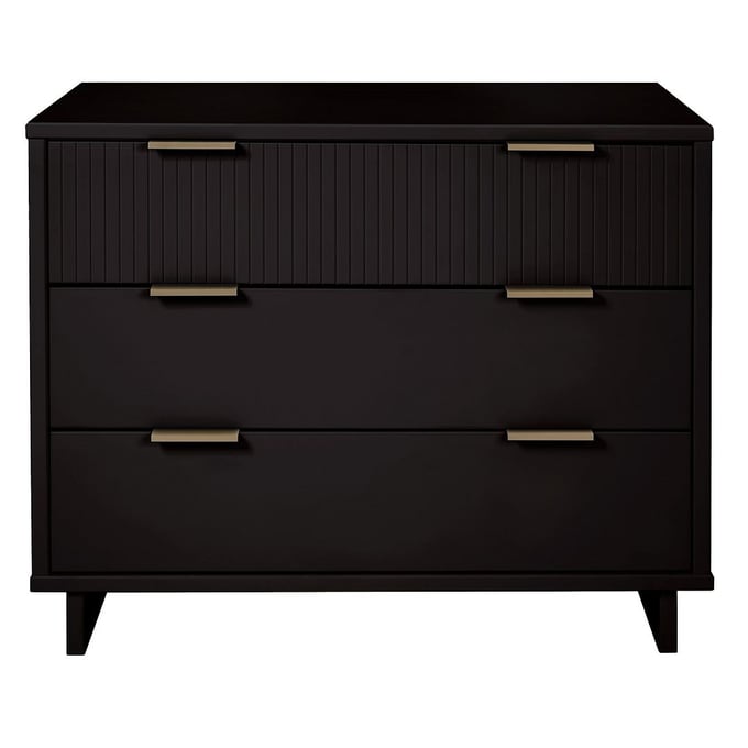 Manhattan Comfort Granville Black 38.18 Inch Standard Dresser MHC-DR-5012