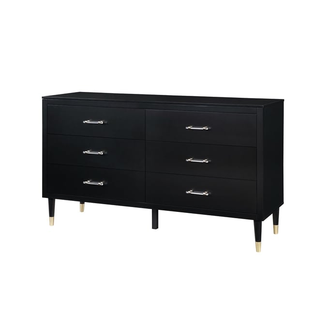 Manhattan Comfort Stanton Black Dresser MHC-DR-CHKD0602-BK