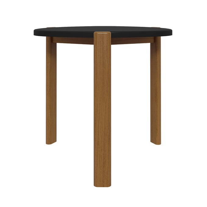 Manhattan Comfort Gales Matte Black End Table MHC-ET-82742-BK