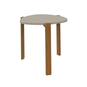 Manhattan Comfort Gales Greige End Table