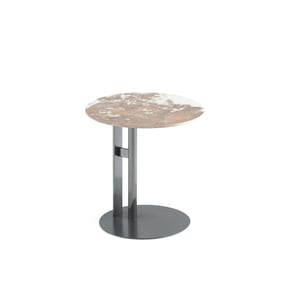 Manhattan Comfort Alondra Black End Table