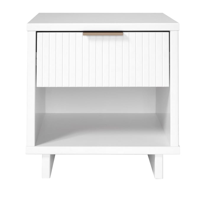 Manhattan Comfort Granville White Nightstand 1.0 MHC-NS-5001