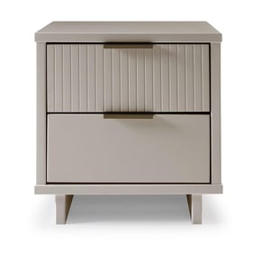 Manhattan Comfort Granville Light Grey Nightstand 2.0