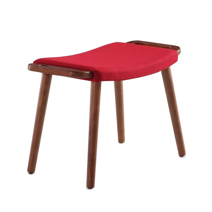 Manhattan Comfort Geta Red Ottoman MHC-OT001-RD