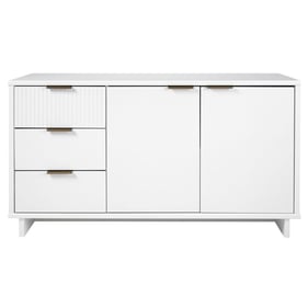 Manhattan Comfort Granville White 55.07 Inch Sideboard