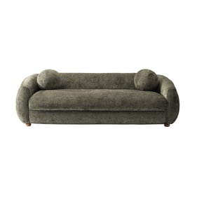 Manhattan Comfort Tribeca Olive Green Chenille 85.8 Inch Sofa