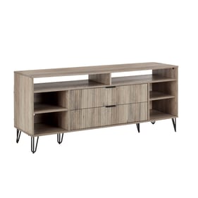 Manhattan Comfort DUMBO Rustic Grey 63 Inch TV Stand