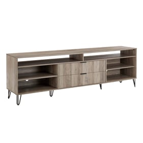 Manhattan Comfort DUMBO Rustic Grey 85 Inch TV Stand