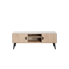 Manhattan Comfort Haley Natural Nude 55.10 Inch TV Stand