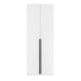 Manhattan Comfort Lee White Freestanding Wardrobe Closet 1.0