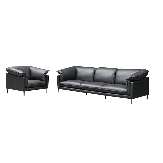 Modern Heritage Dolce Black 2pc Living Room Set MHT-F011-DOLCE-LR-S1