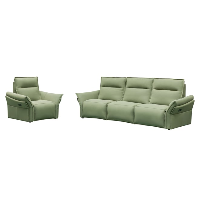 Modern Heritage Vittoria Green Power 2pc Living Room Set MHT-GM056A-VITTORIA-LR-S1