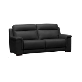 Modern Heritage Palermo Black Power Reclining Loveseat