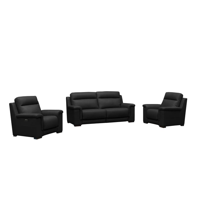 Modern Heritage Palermo Black 3pc Power Living Room Set MHT-H0728-PALERMO-LR-S1