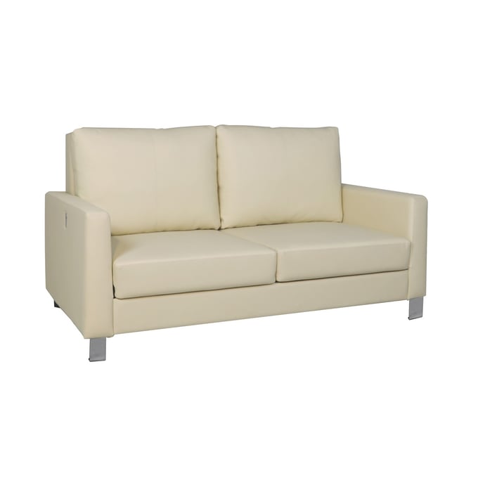 Modern Heritage Nova Champange Leather Sleeper Sofa MHT-AZSS001-D-CHAMPAGNE-CR