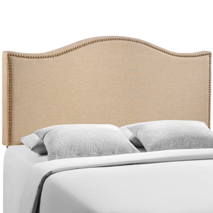 Modway Furniture Curl Cafe Queen Upholstered Headboard MOD-5206-CAF